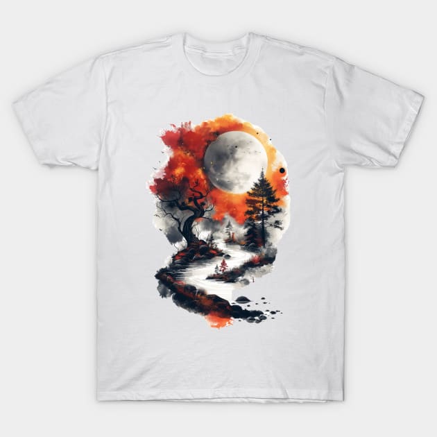 Mystical Landscape T-Shirt by PixelPusherArt